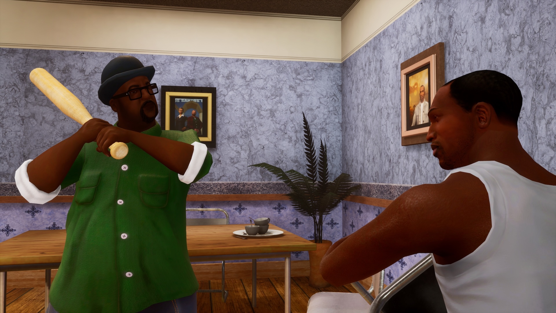 “You picked the wrong house, fool!”